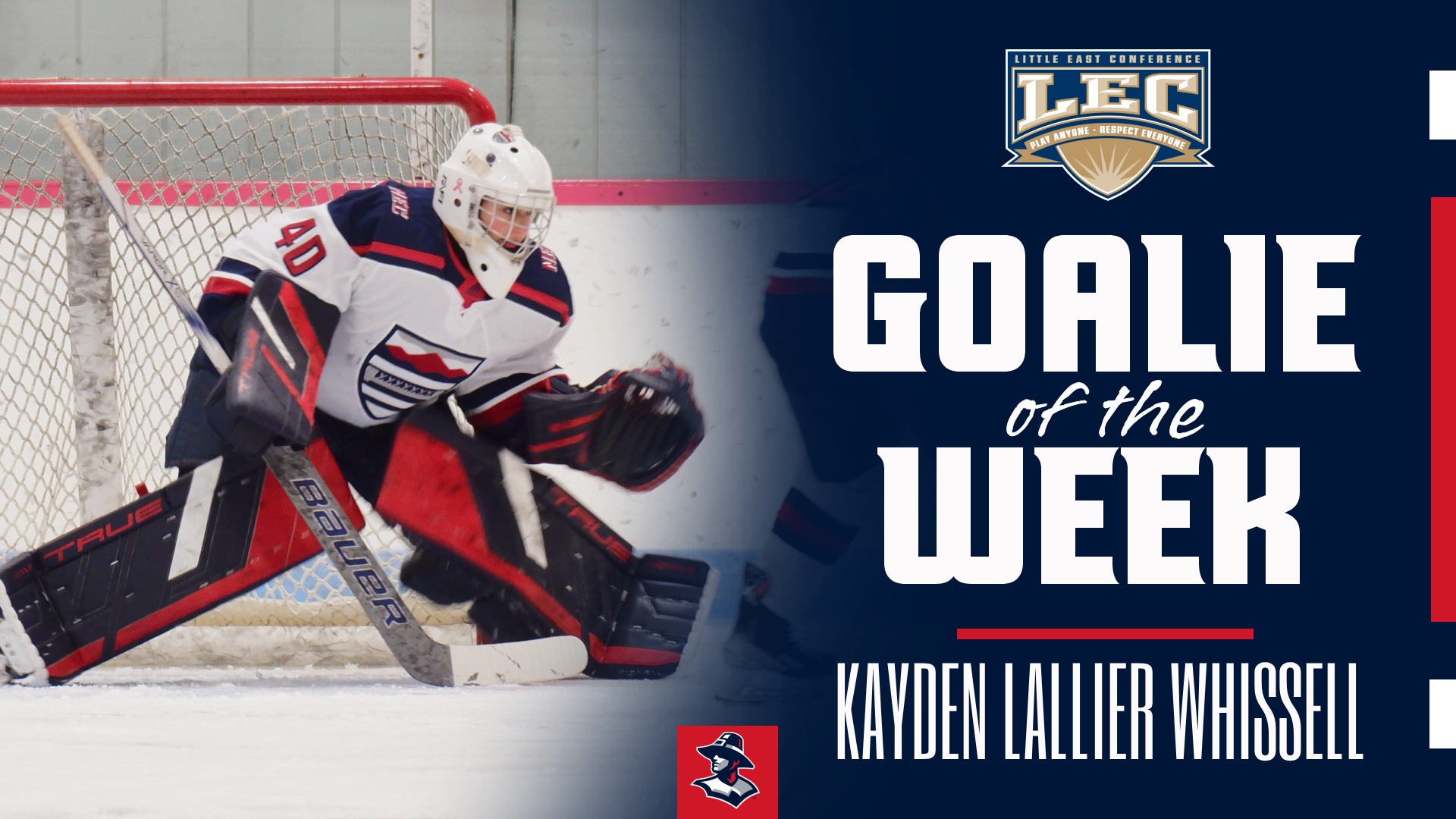 Kayden Lallier Whissell LEC Goalkeeper of the Week