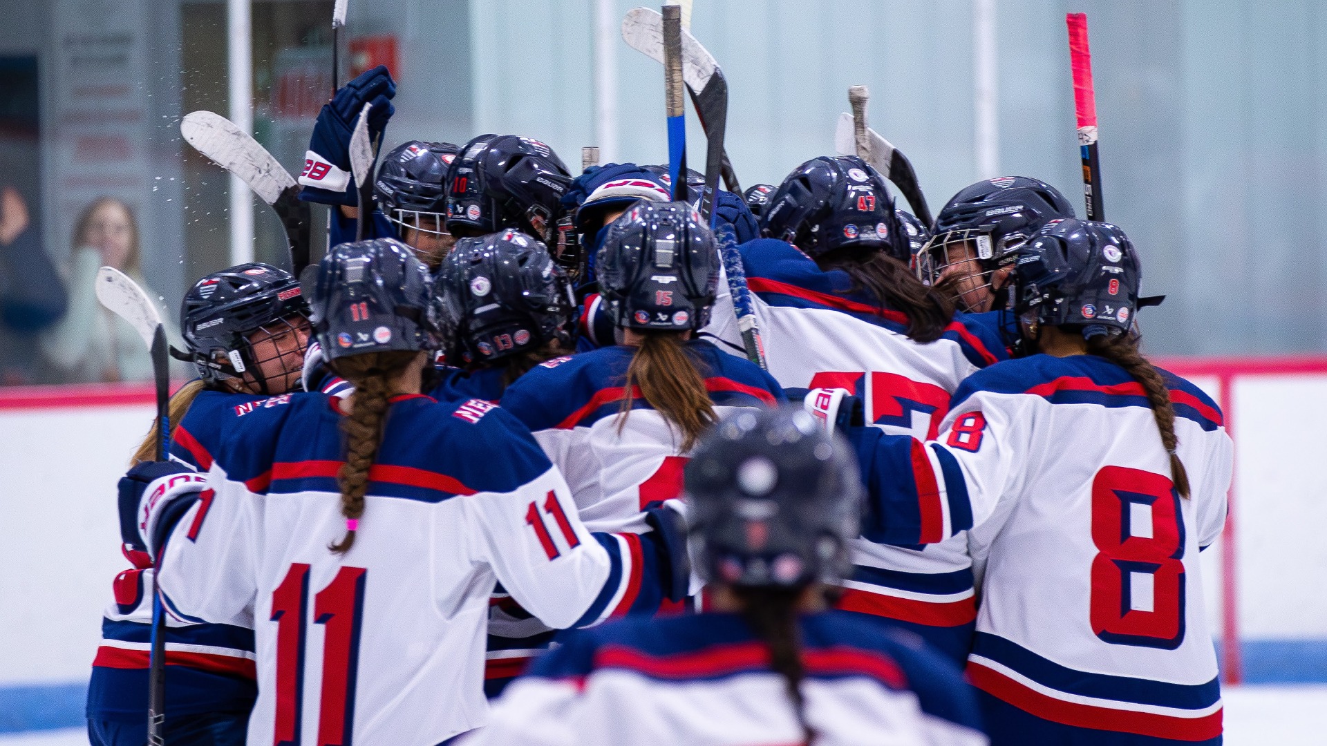 Women's Ice Hockey Team Celebration