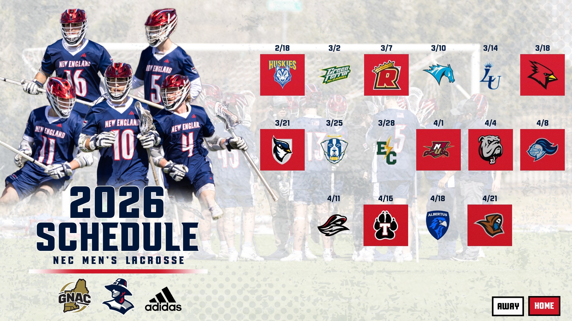 Men's Lacrosse 2026 Schedule Release