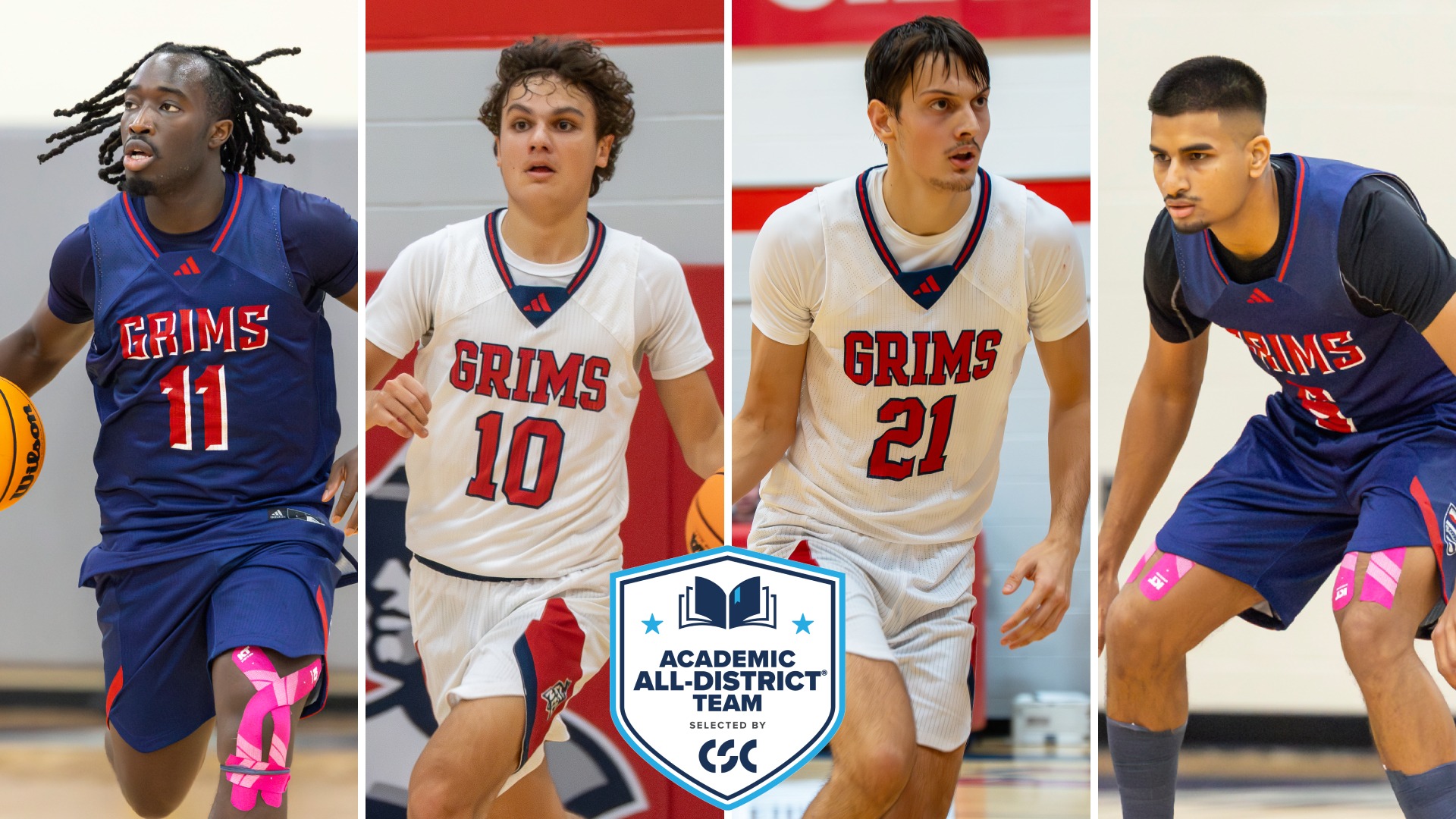 Men's Basketball CSC Academic All District 2025-26