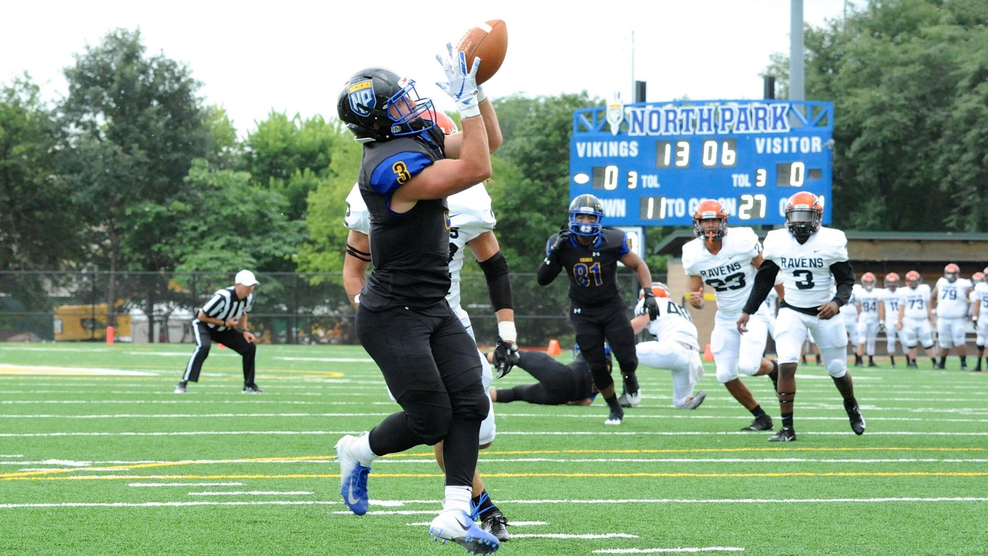 Woodrow Corey Football North Park University Athletics