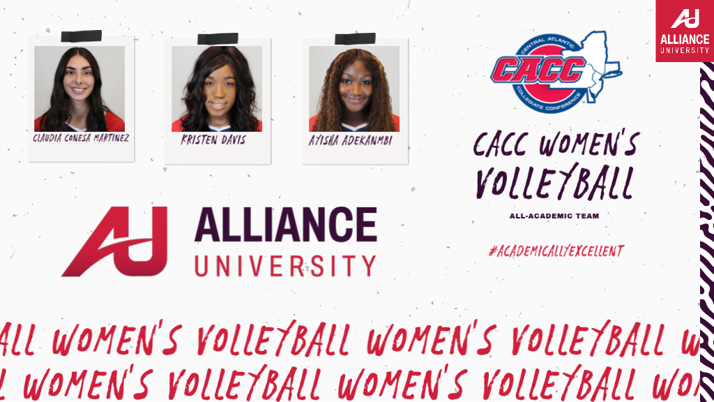 Women's Volleyball All-Academic Team Graphic