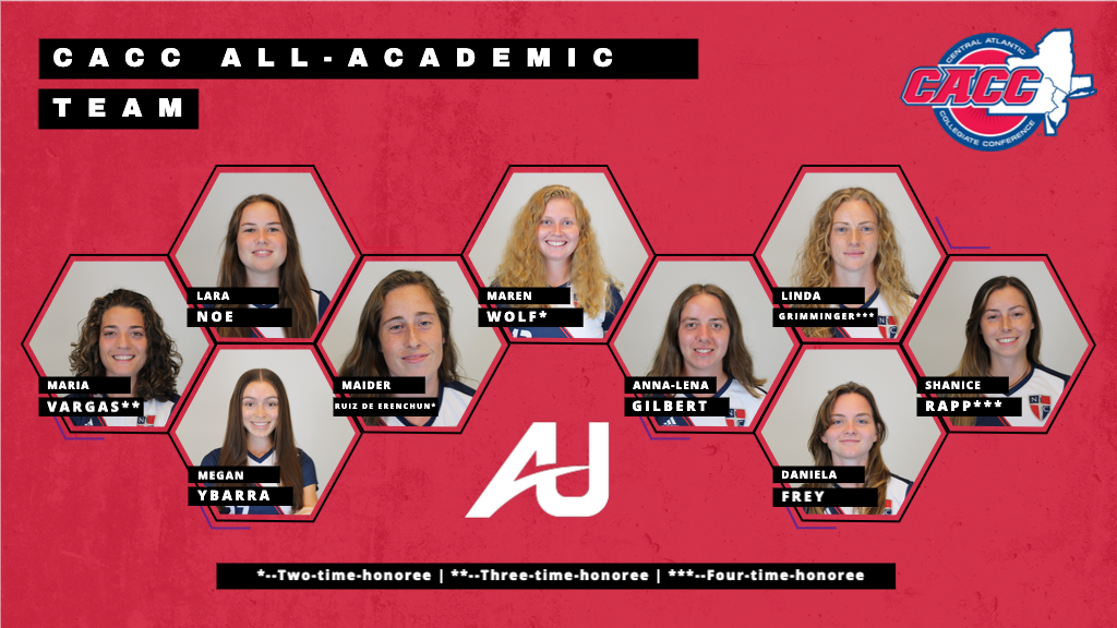Women's Soccer All-Academic Team Graphic