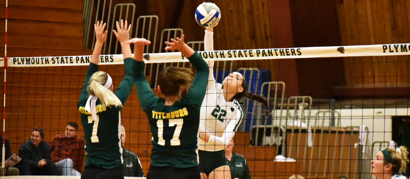 PSU Women's Volleyball grounds Fitchburg State Plymouth State University