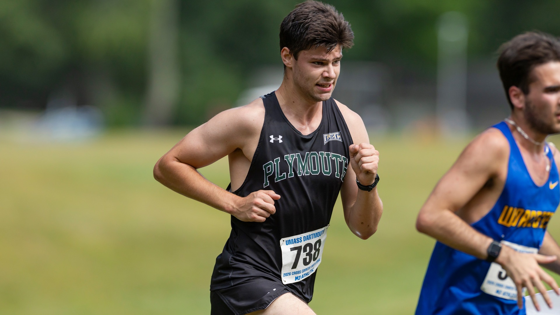 Peter Swain competes at the UMass Dartmouth Invitational