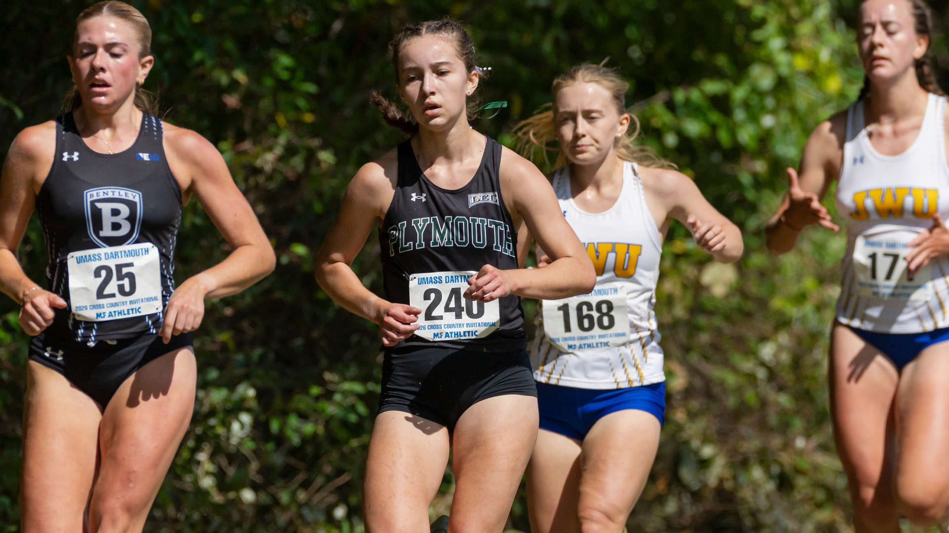 Maya Sanzone competes at the UMass Dartmouth Invitational