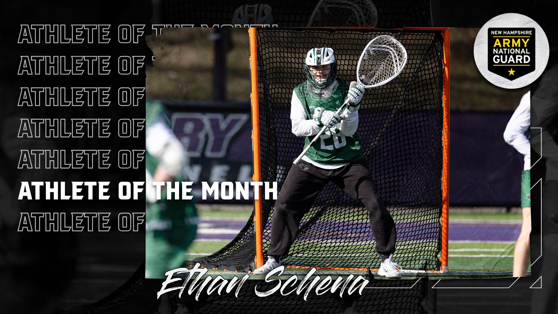 20260410 - PSU Male Athlete of the Month for March - Ethan Schena, Men's Lacrosse