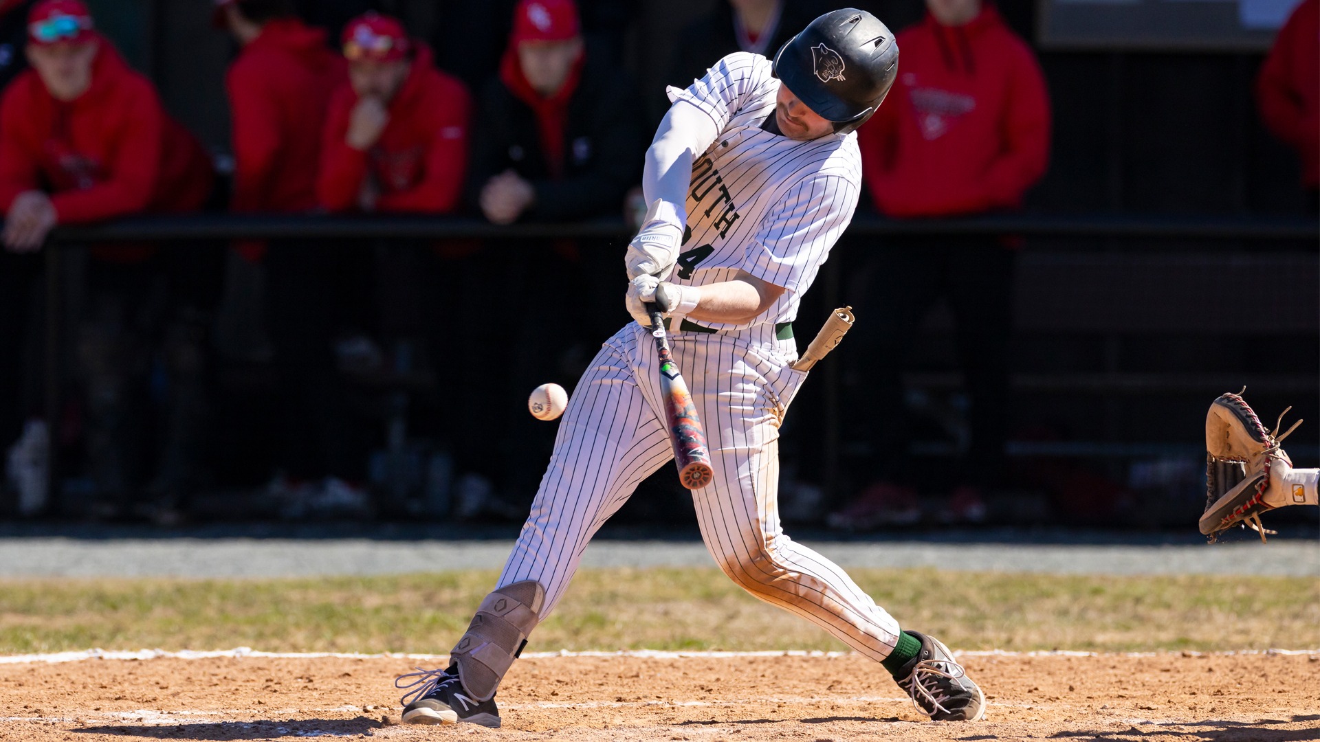 Brendan Flynn at bat against Keene State
