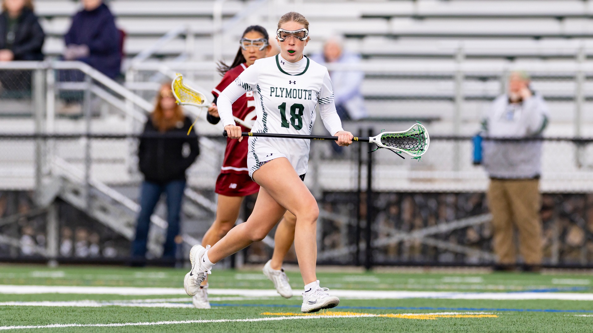 Addison Tyler moves down the field