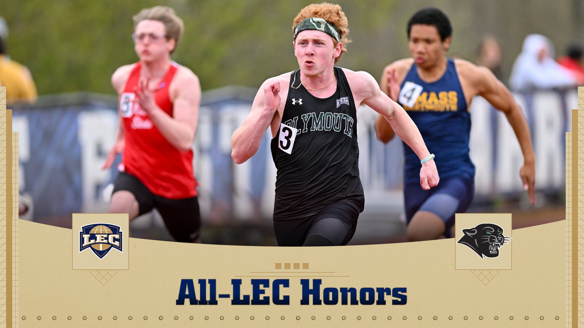 Men's Outdoor Track All-Little East Conference graphic