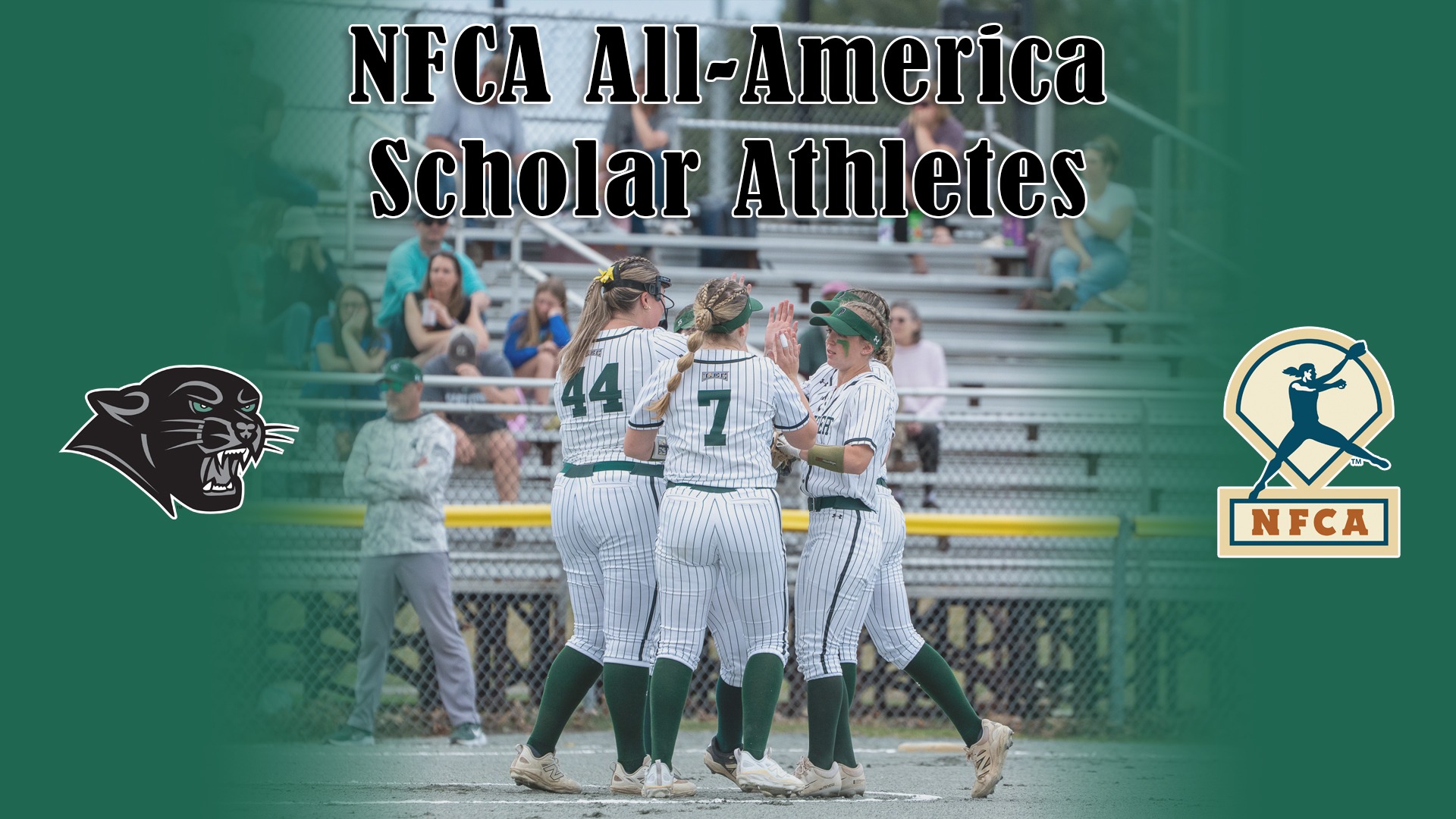 12 Panthers are named NFCA Scholar Athletes