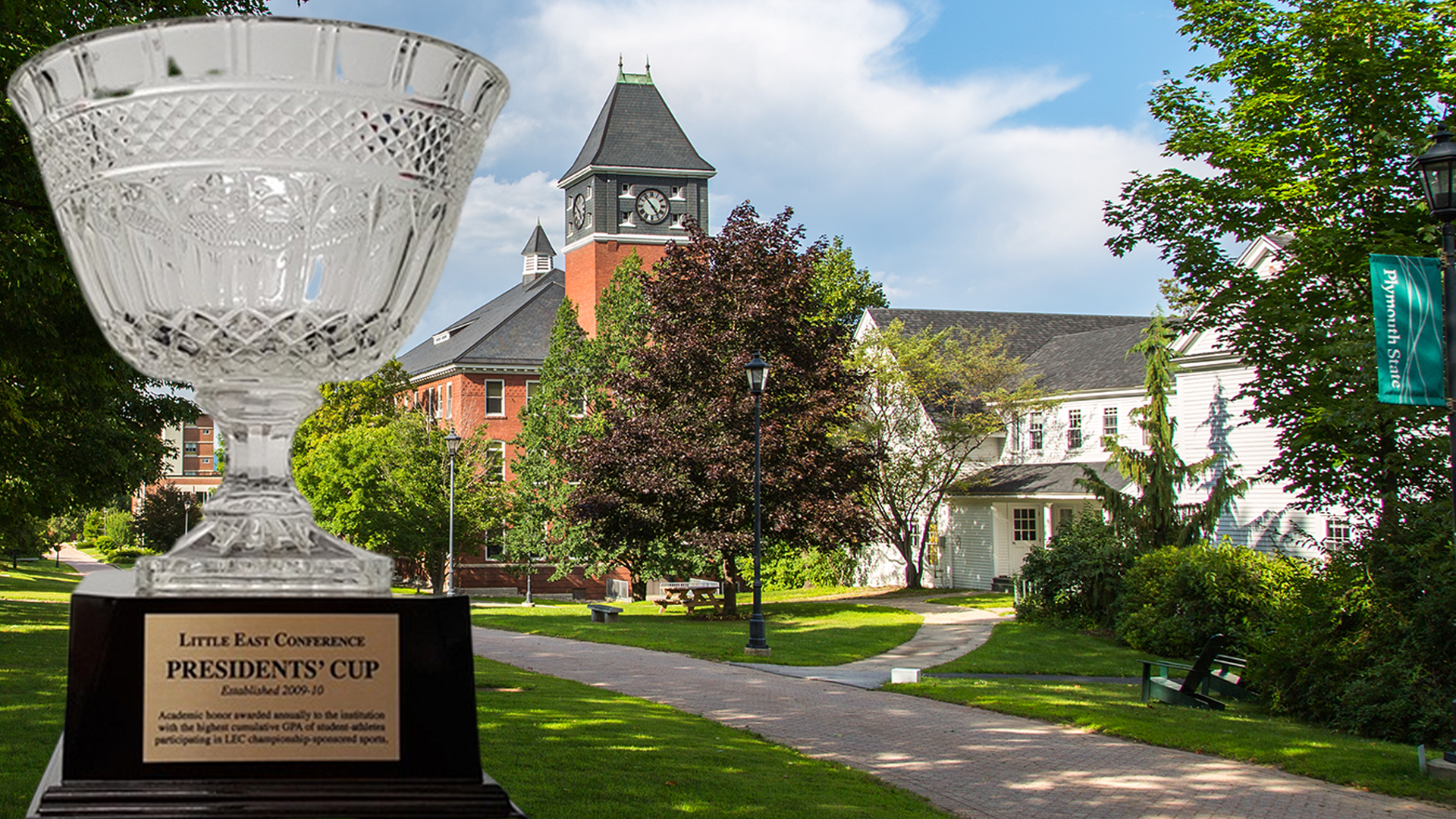 Plymouth State won the 2025-26 LEC Presidents' Cup with the highest average GPA among student-athletes