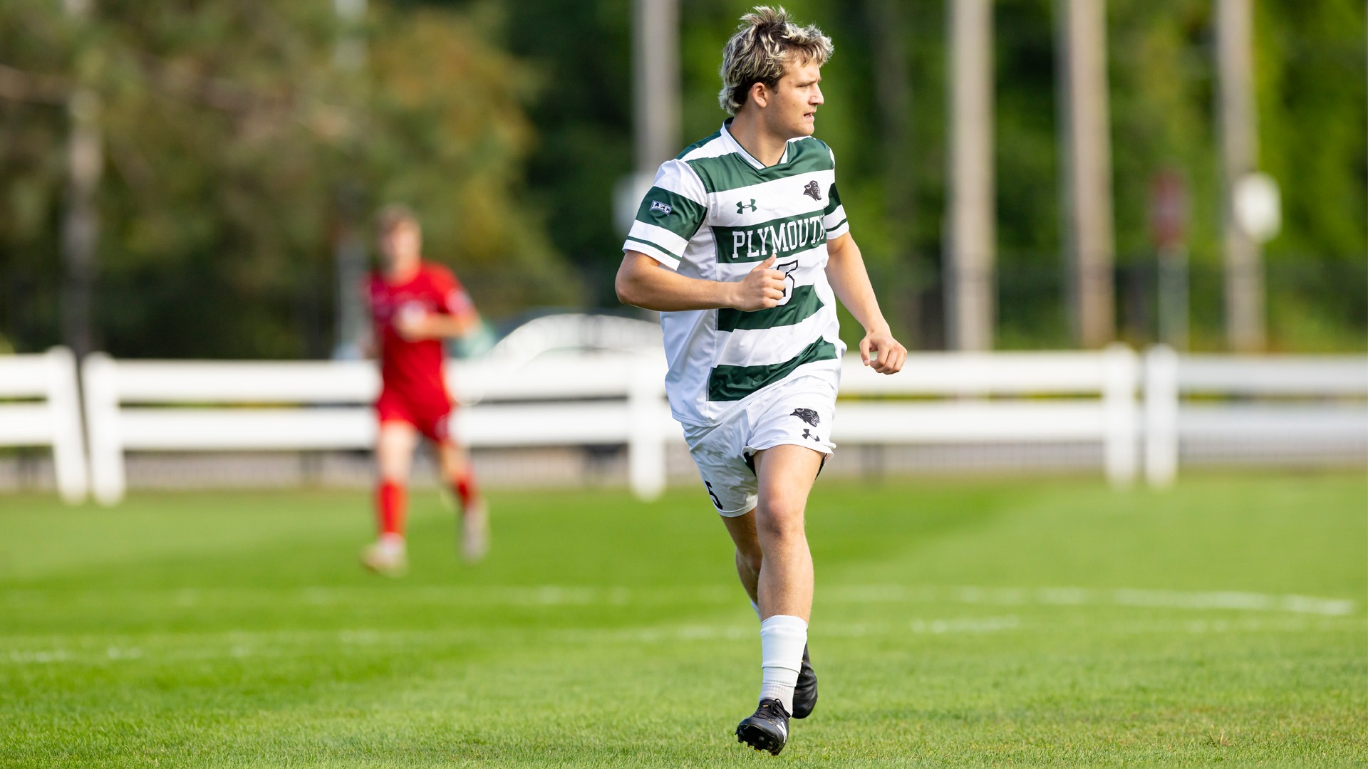 Riley Dever moves down field in recent action.
