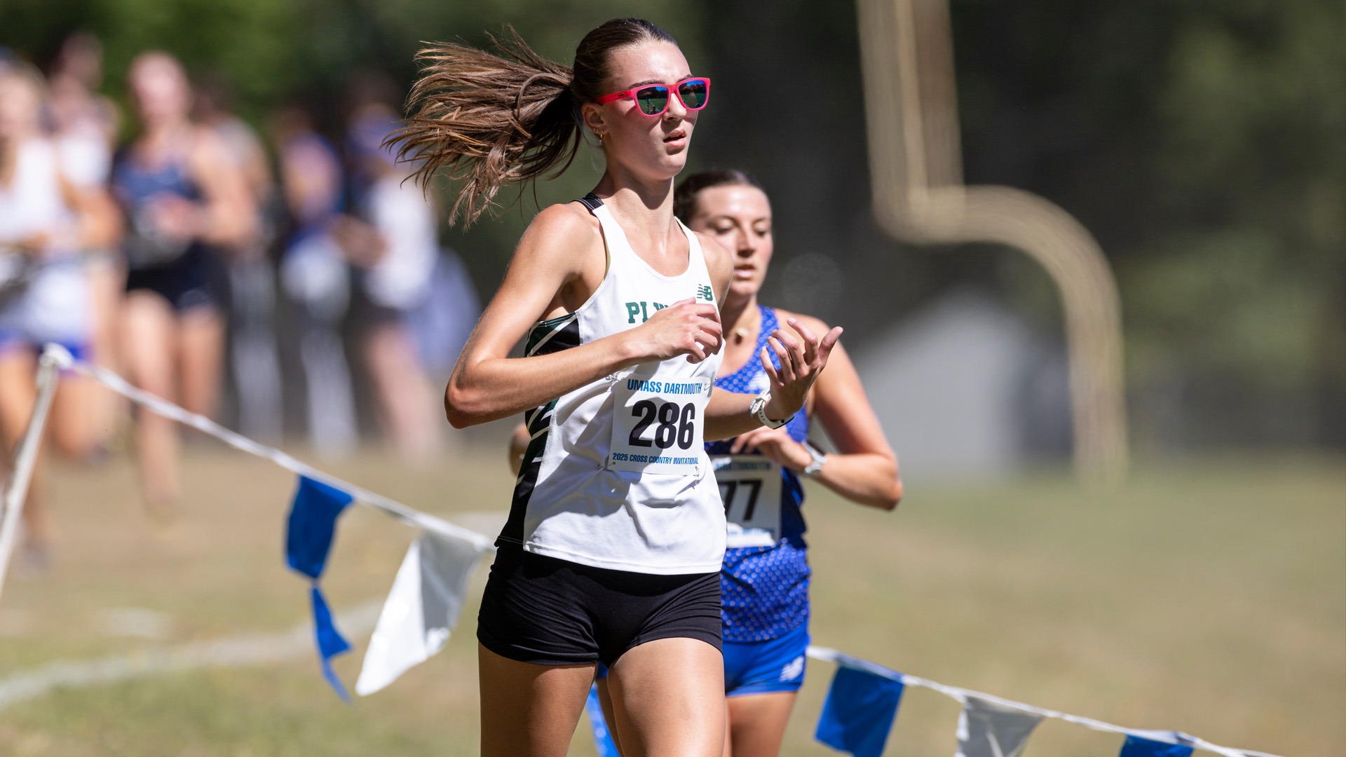 Madison Geddes competes at a race in 2025