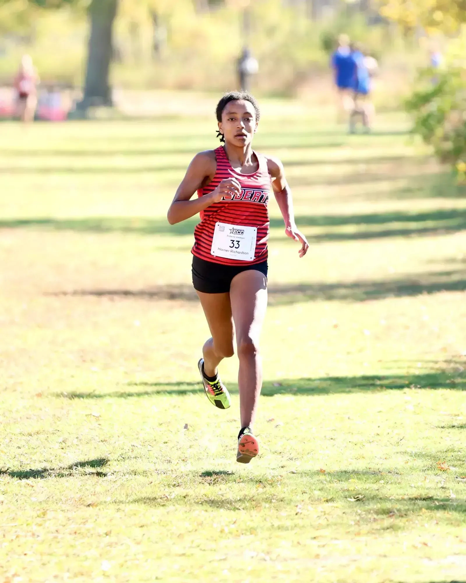 Rachel Horner-Richardson runs to victory at the East Coast Conference Championships at Sunken Meadow Park on Oct. 25, 2025.