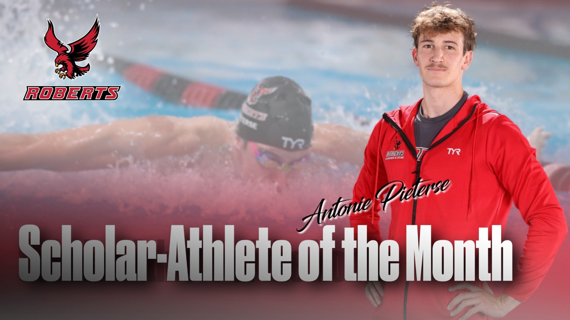 Scholar-Athlete of the Month Antonie Pieterse