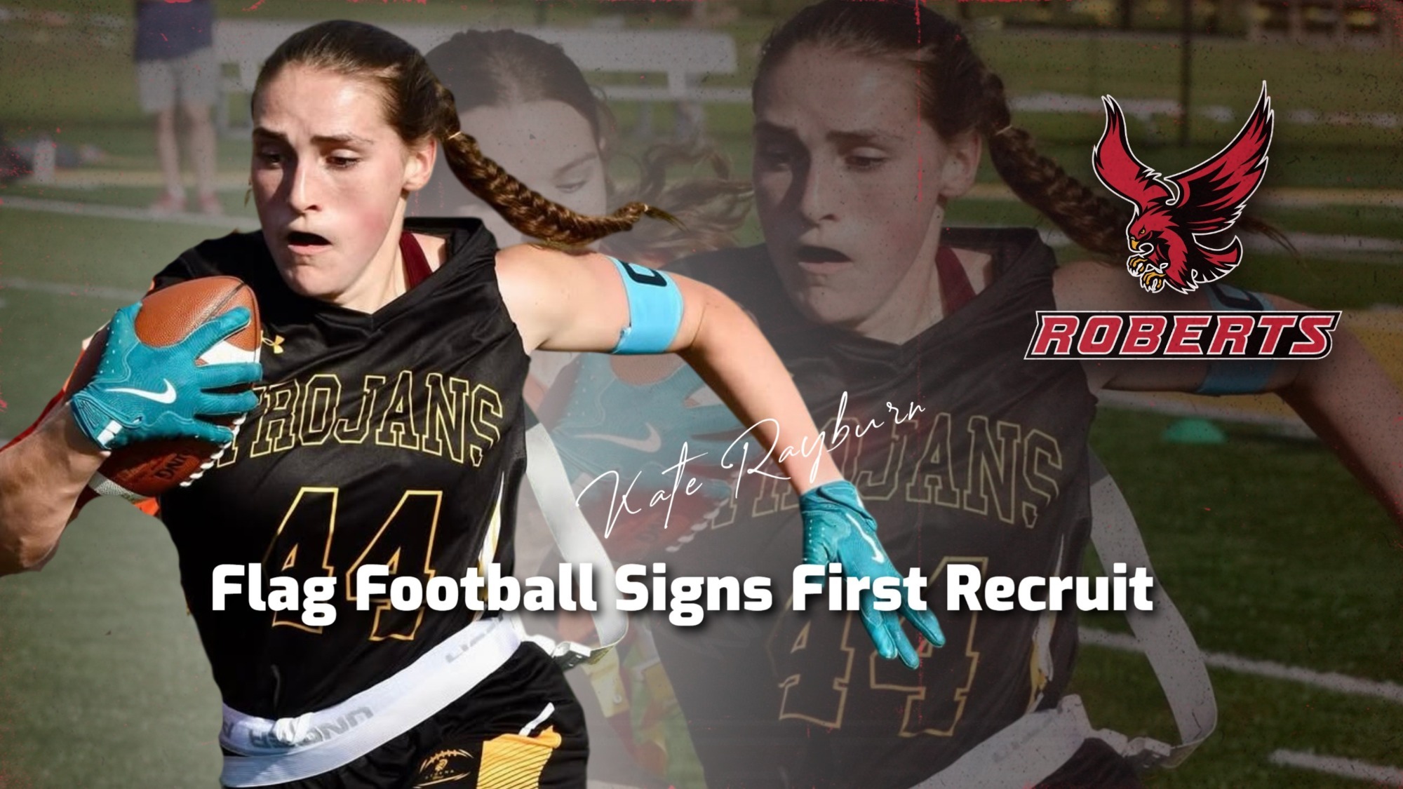 Flag Football signs first recruit