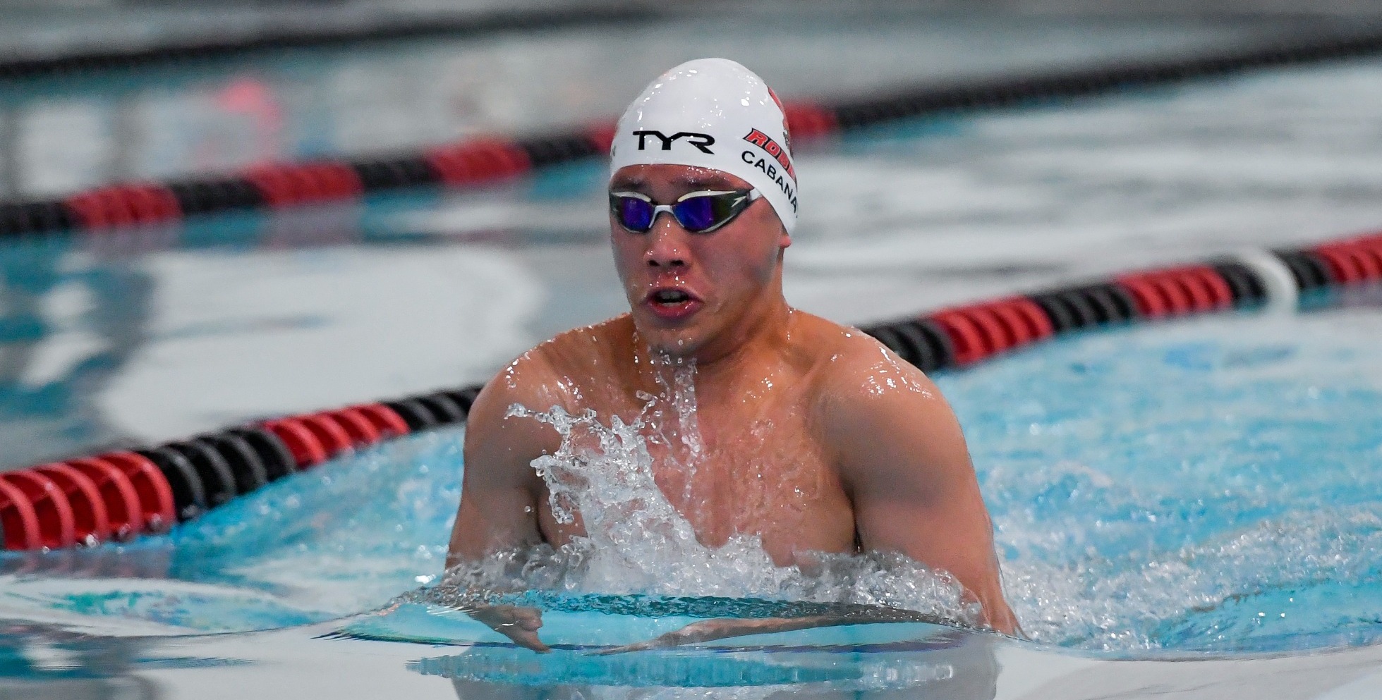 Leu Cabanayan won both breaststroke races in the first meet of 2026
