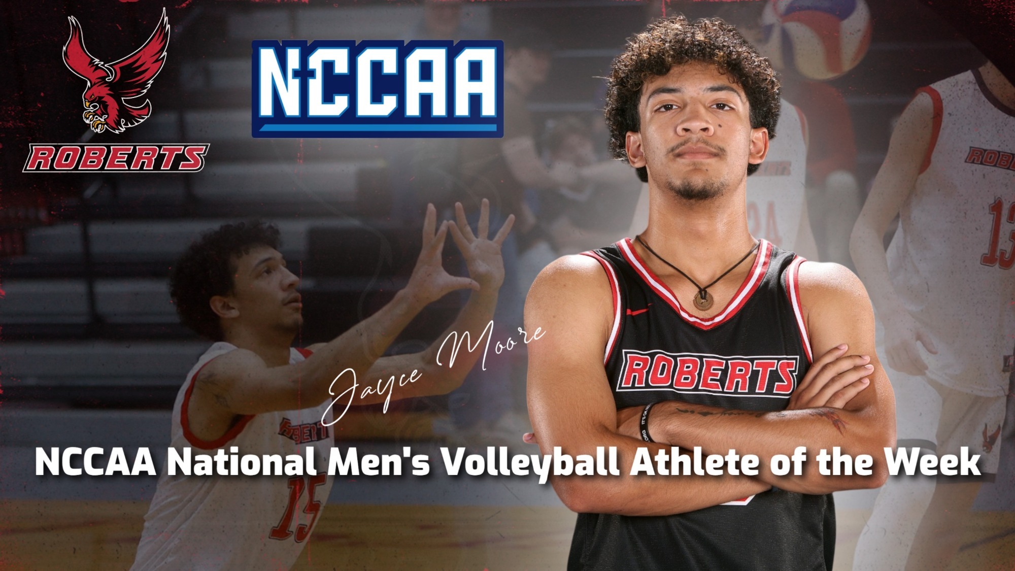 NCCAA Player of the Wek Jayce Moore