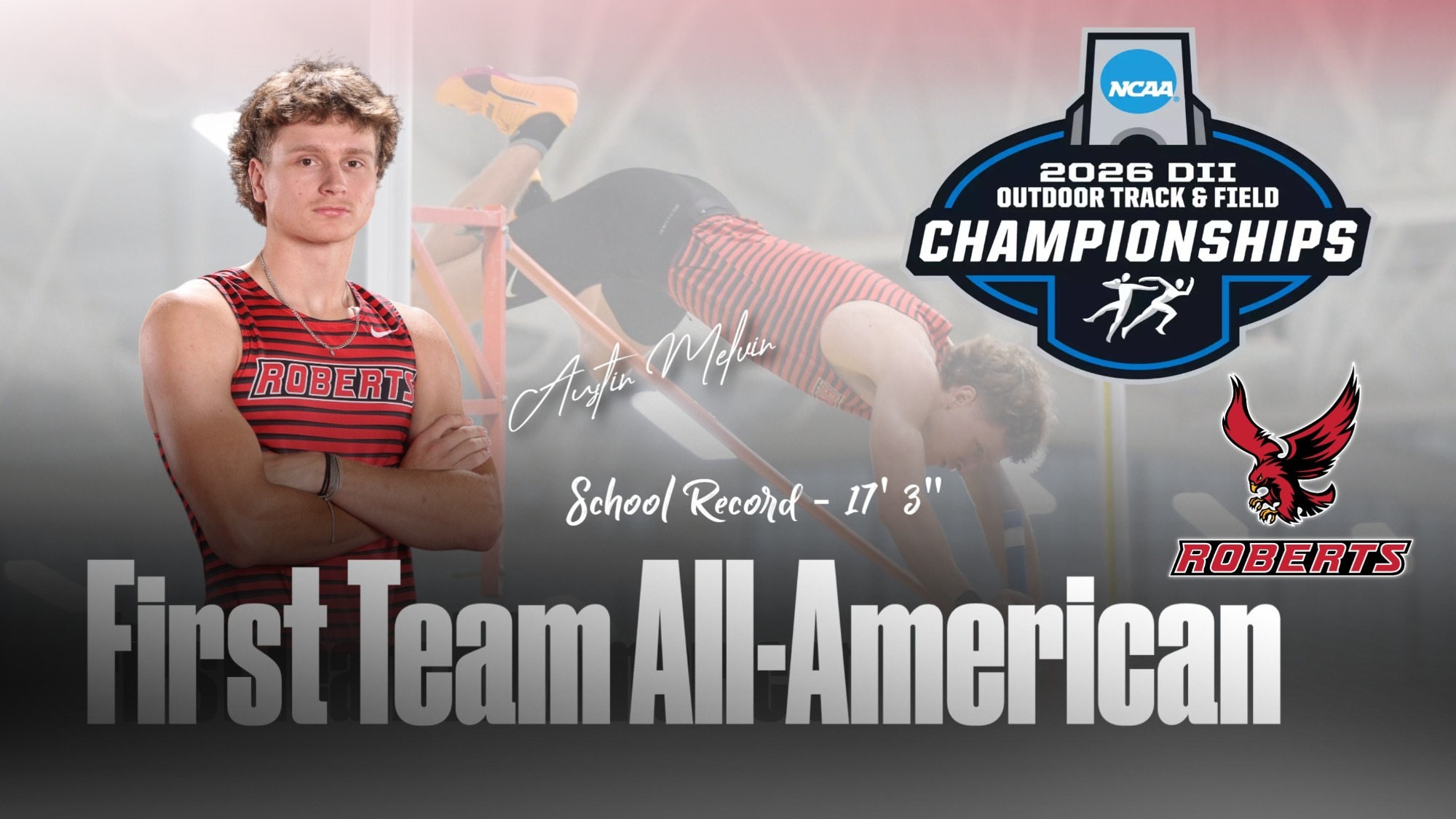 Austin Melvin 2026 Outdoor All-American