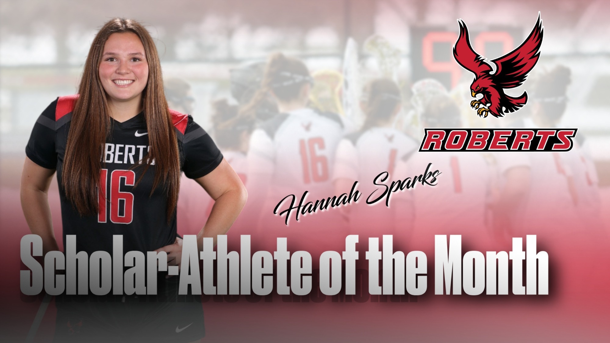 Hannah Sparks Scholar-Athlete of the Month