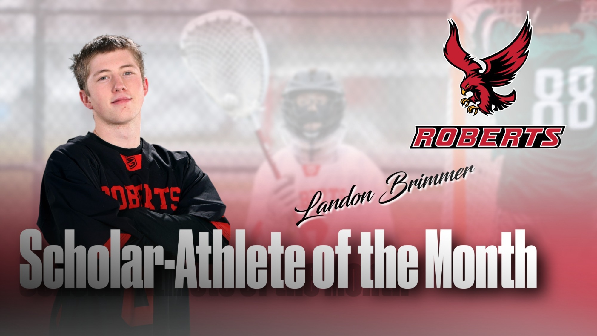 Landon Brimmer Scholar-Athlete of the Month