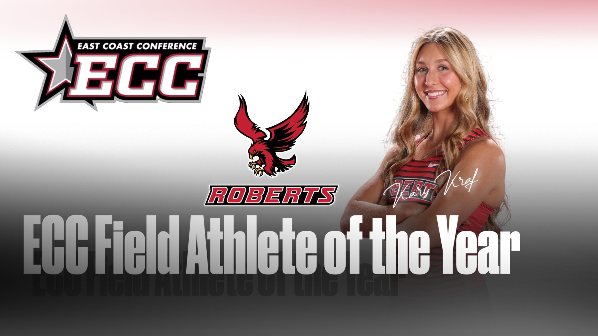 Karis Kraf ECC Field Athlete of the Year