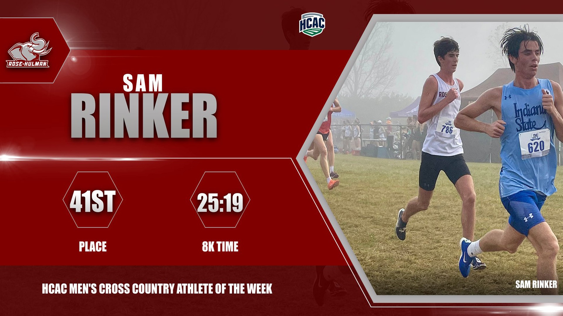 Men's Cross Country Places 13th at Evansville; Runs at Augustana