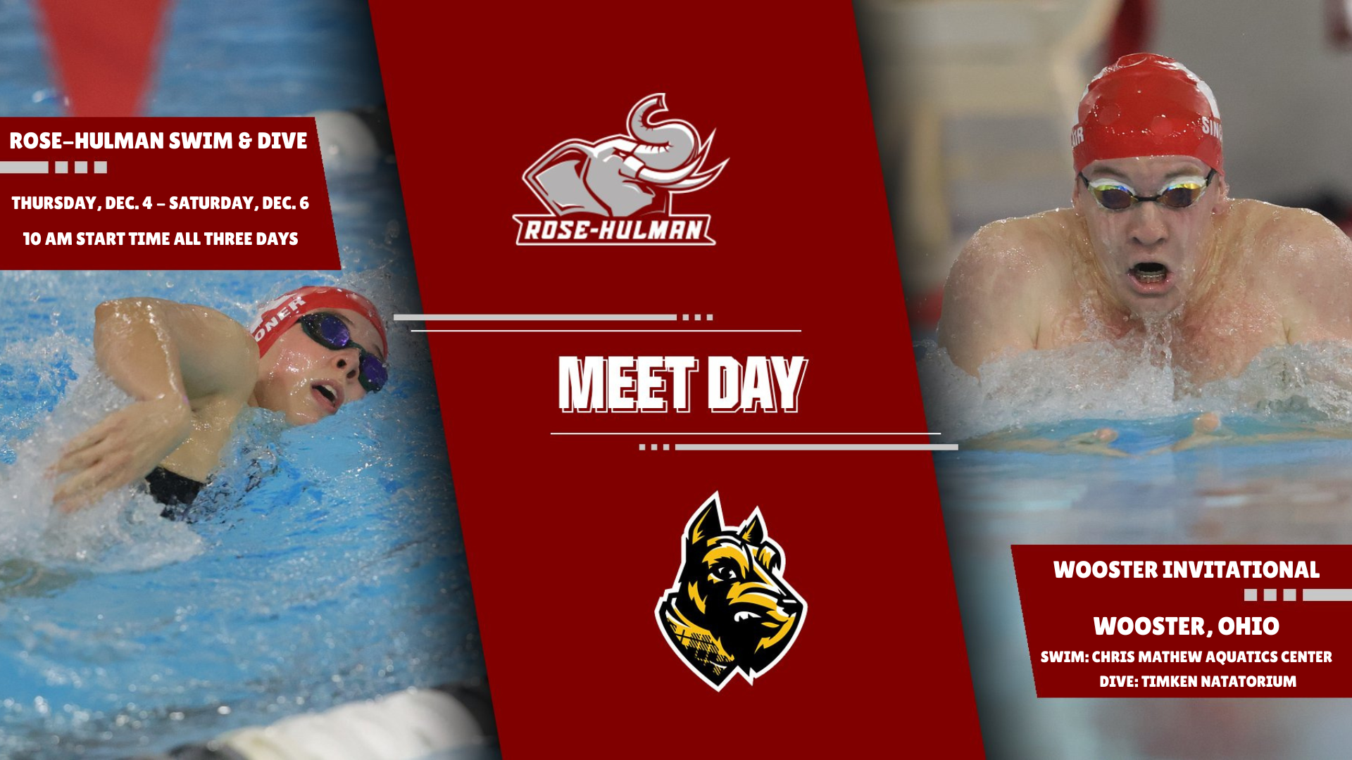 MSwim & WSwim vs. Wooster Invitational 2025-26