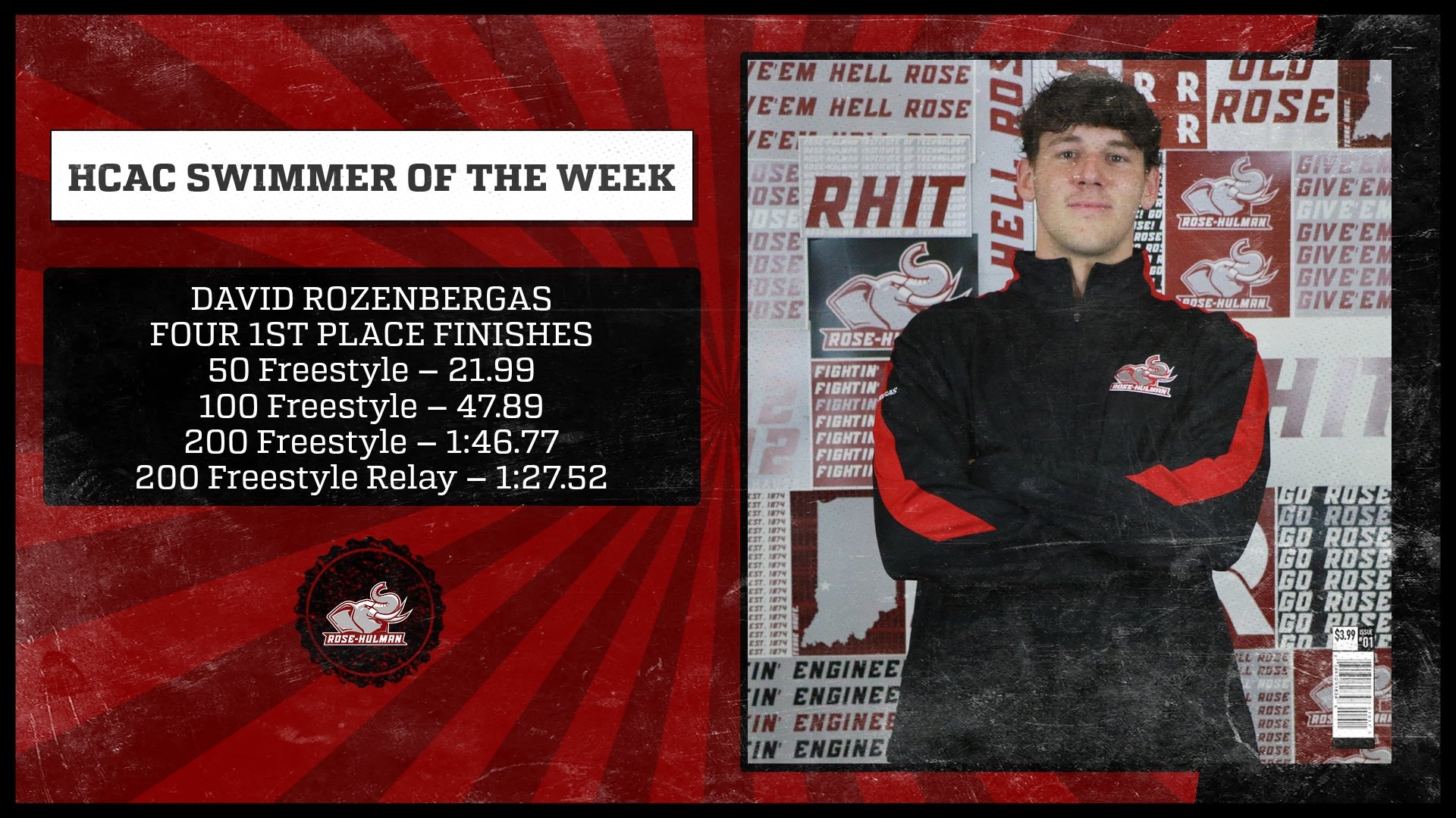 MSwim Player of the Week David Rozenbergas 10/27/26