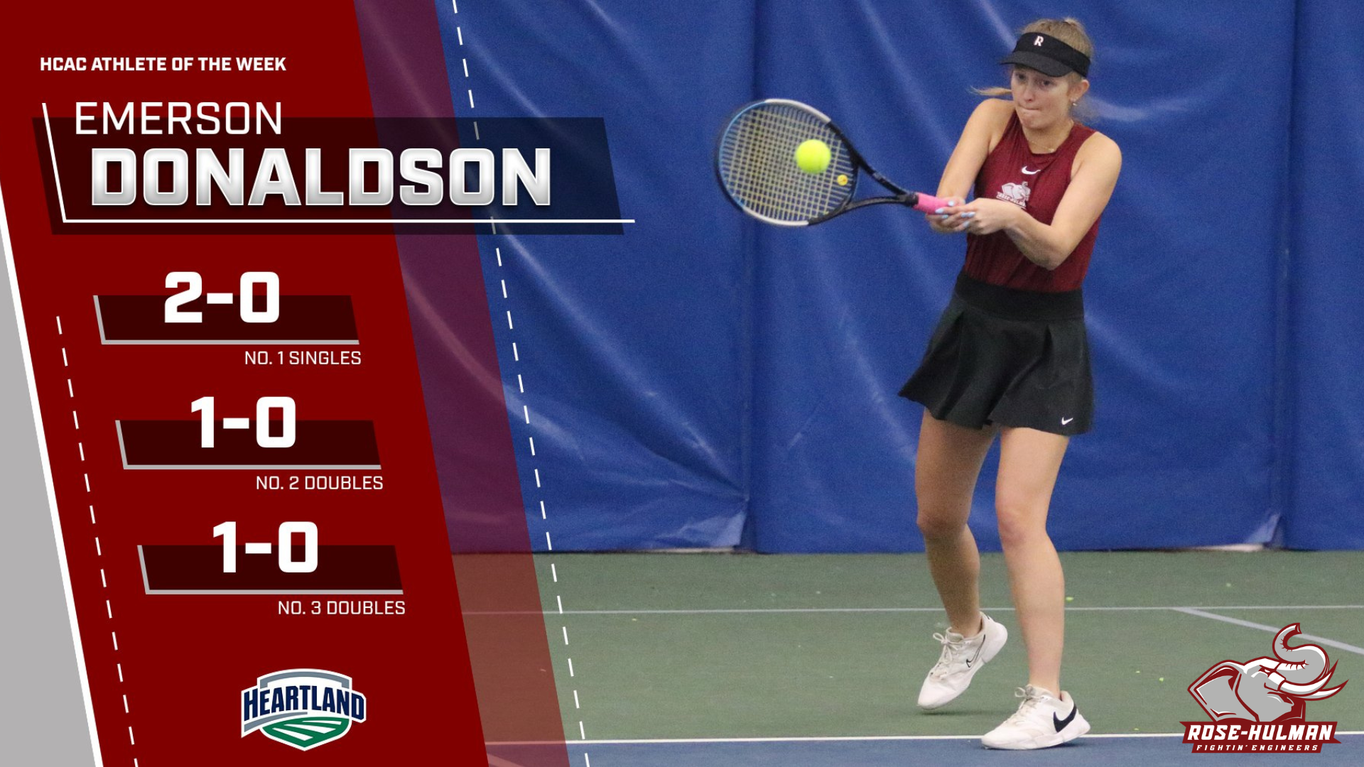 Emerson Donaldson HCAC Athlete of the Week 2025-26