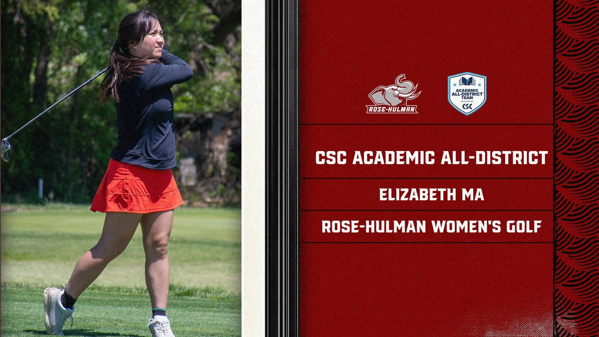 WGolf Academic All-District 2025-26