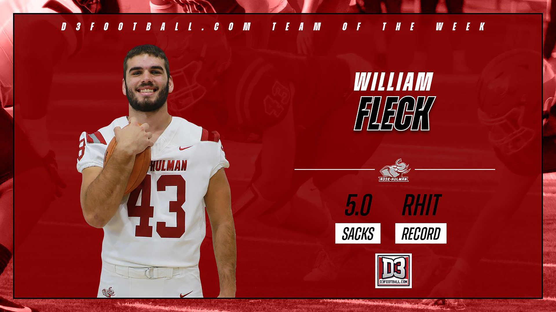 FB-D3football.com Team of the Week-Will Fleck-9/15/26