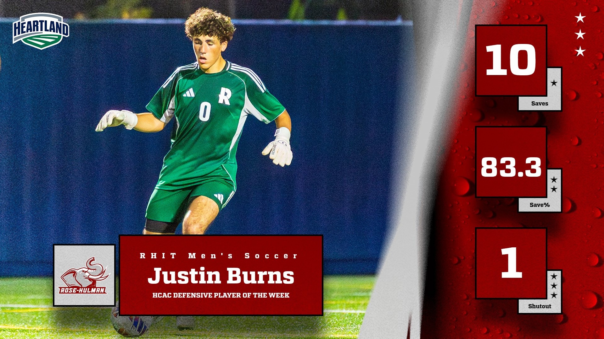 MSoc Justin Burns Player of the Week 9-21-26
