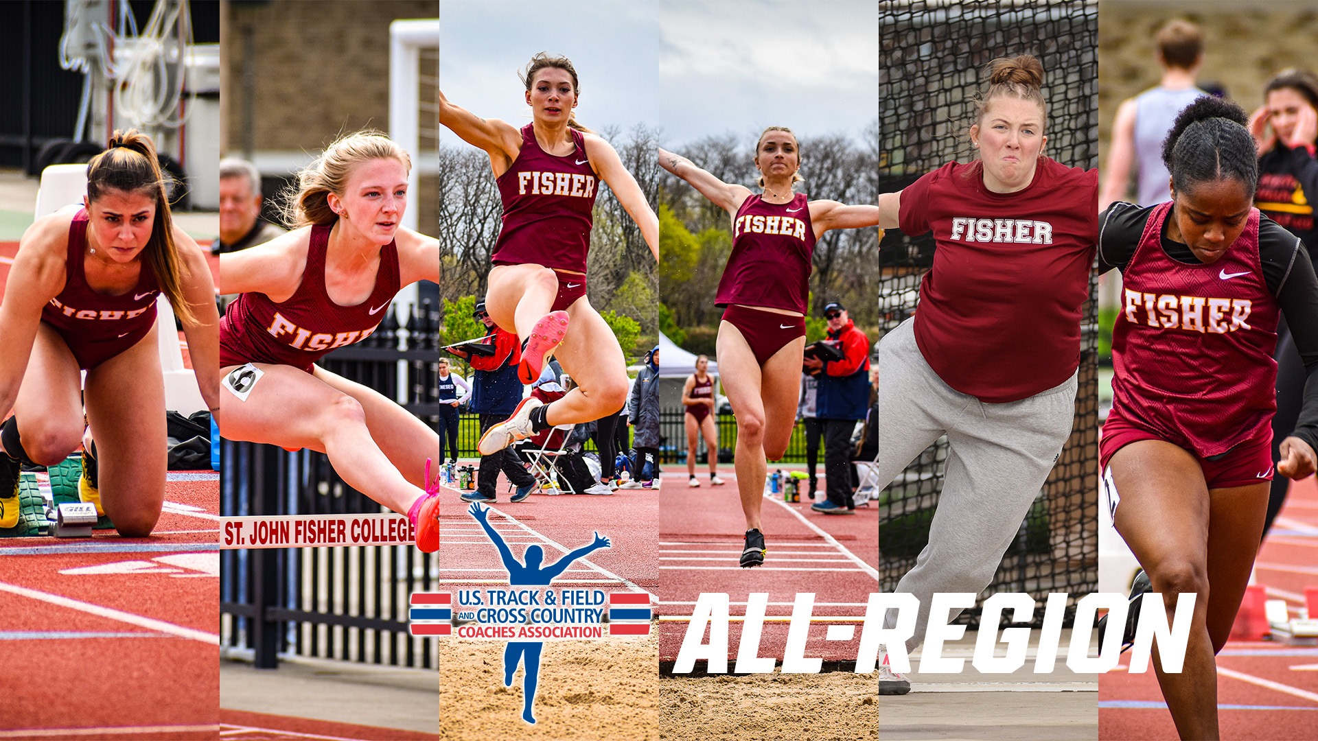 Fisher sees six named to USTFCCCA Women’s Track and Field AllRegion