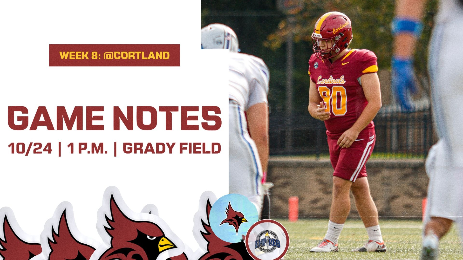 Week 8 Game Program Fisher vs.Cortland