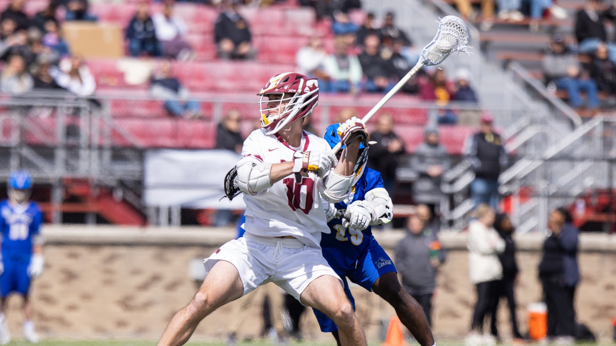 Lane Edinger attempts a shot