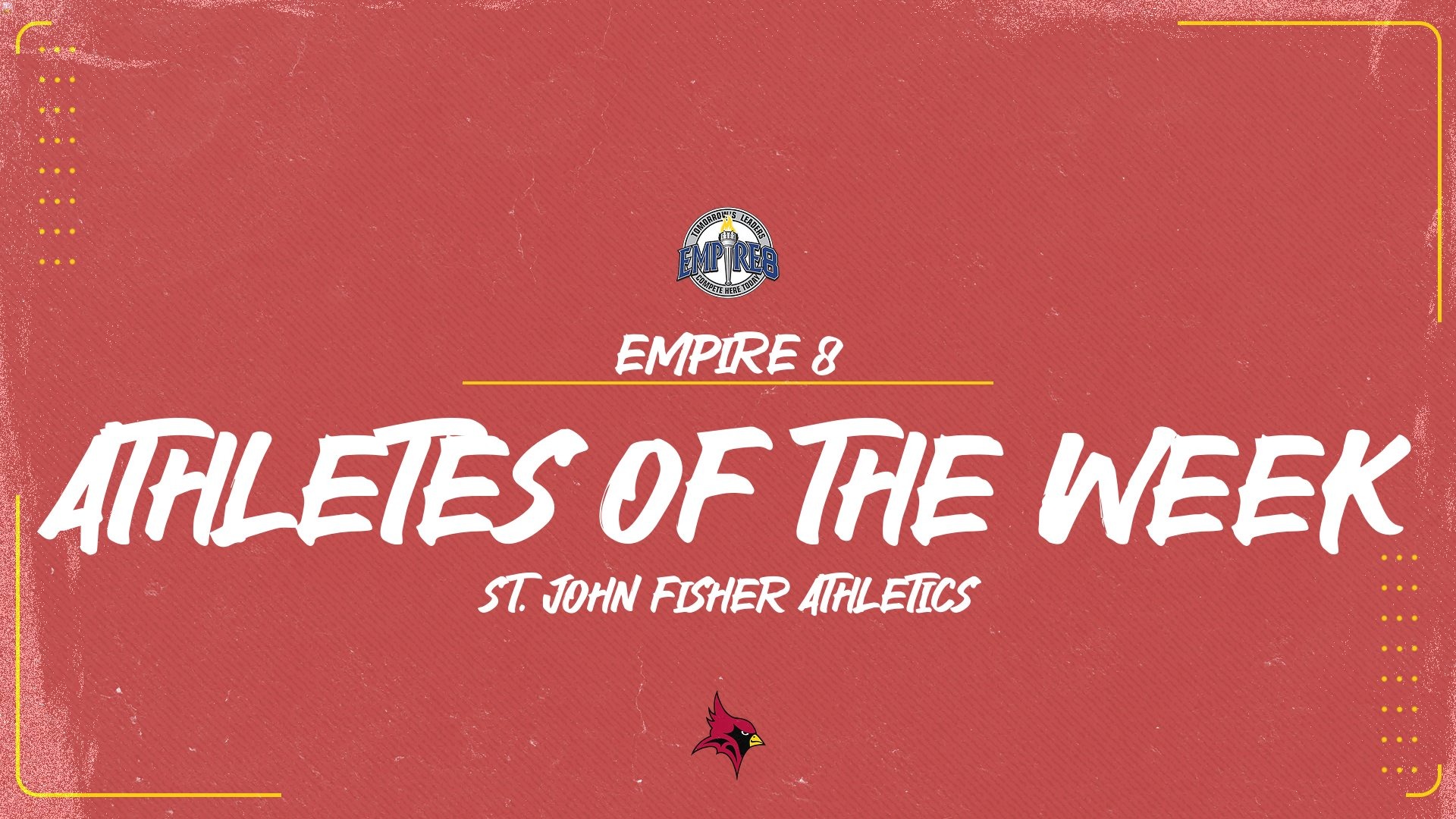 Empire 8 Athletes of the Week Border Graphics