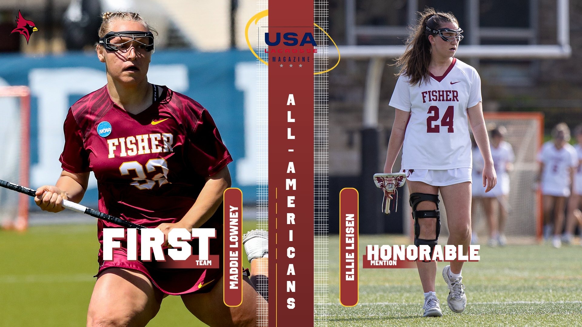 Lowney, Leisen USA Lacrosse Magazine All-Americans