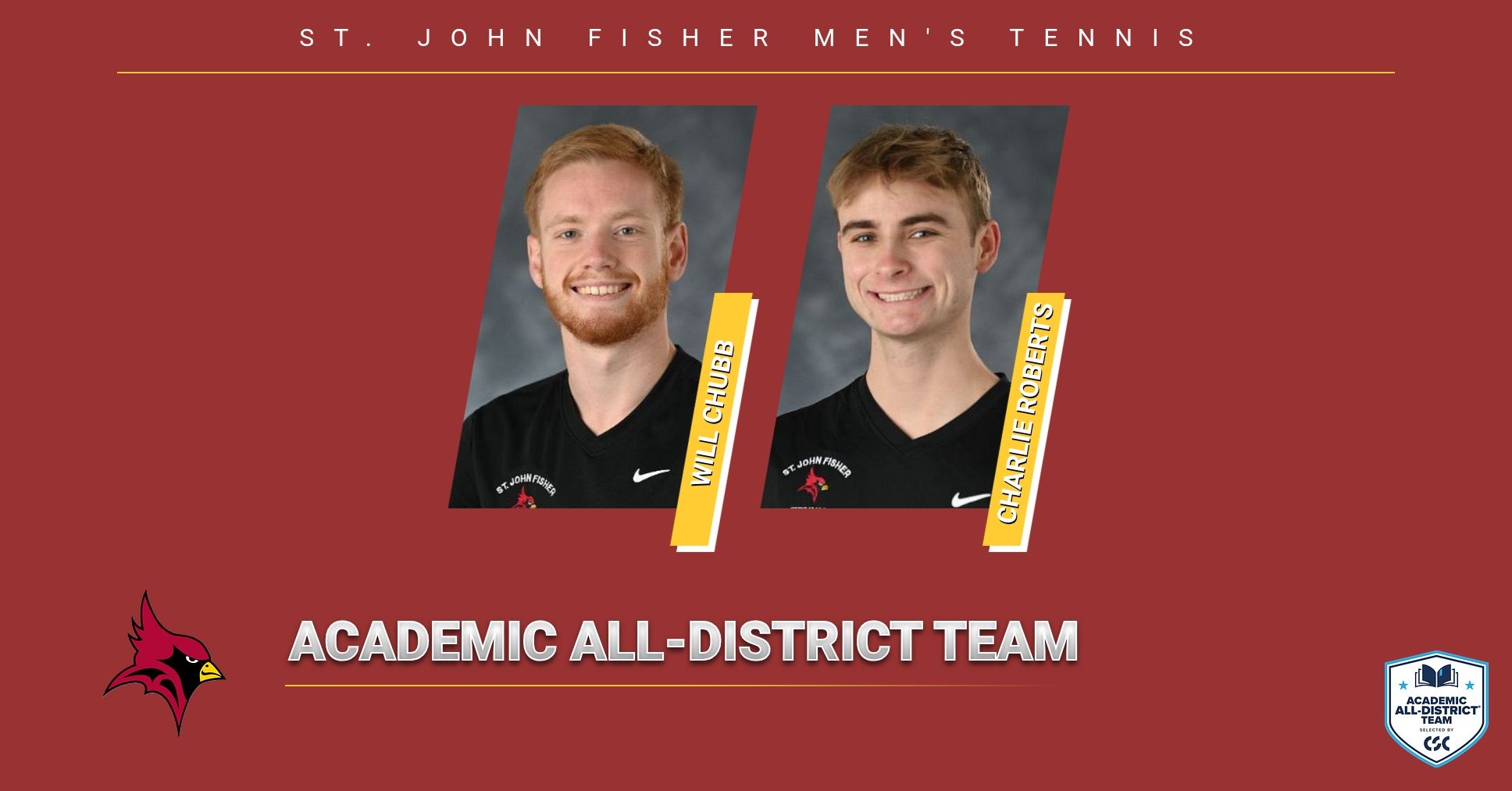 College Sports Communicators Men's Tennis Honorees