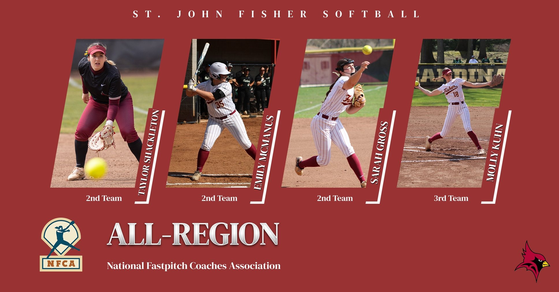 NFCA Softball ALl Region 2026