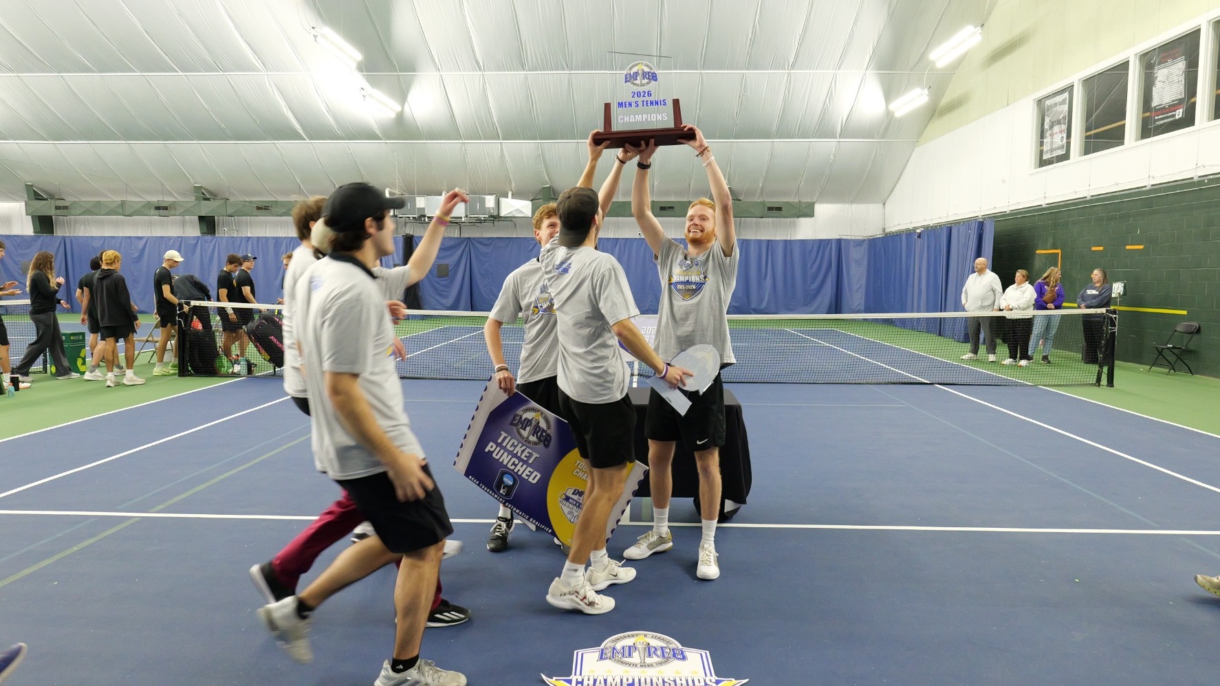 Men's Tennis Championship Shot Empire 8 Conference Finals 