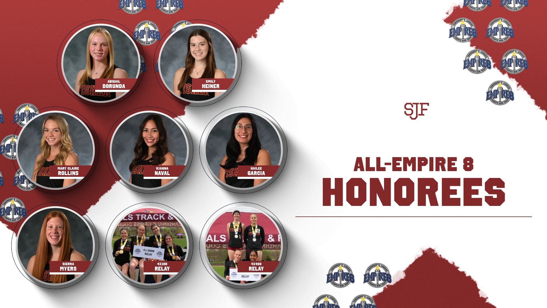 2026 Women's Track and Field All-Empire 8 Honorees