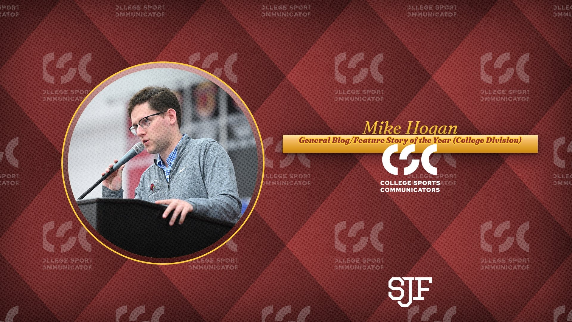 Mike Hogan CSC Award Graphic