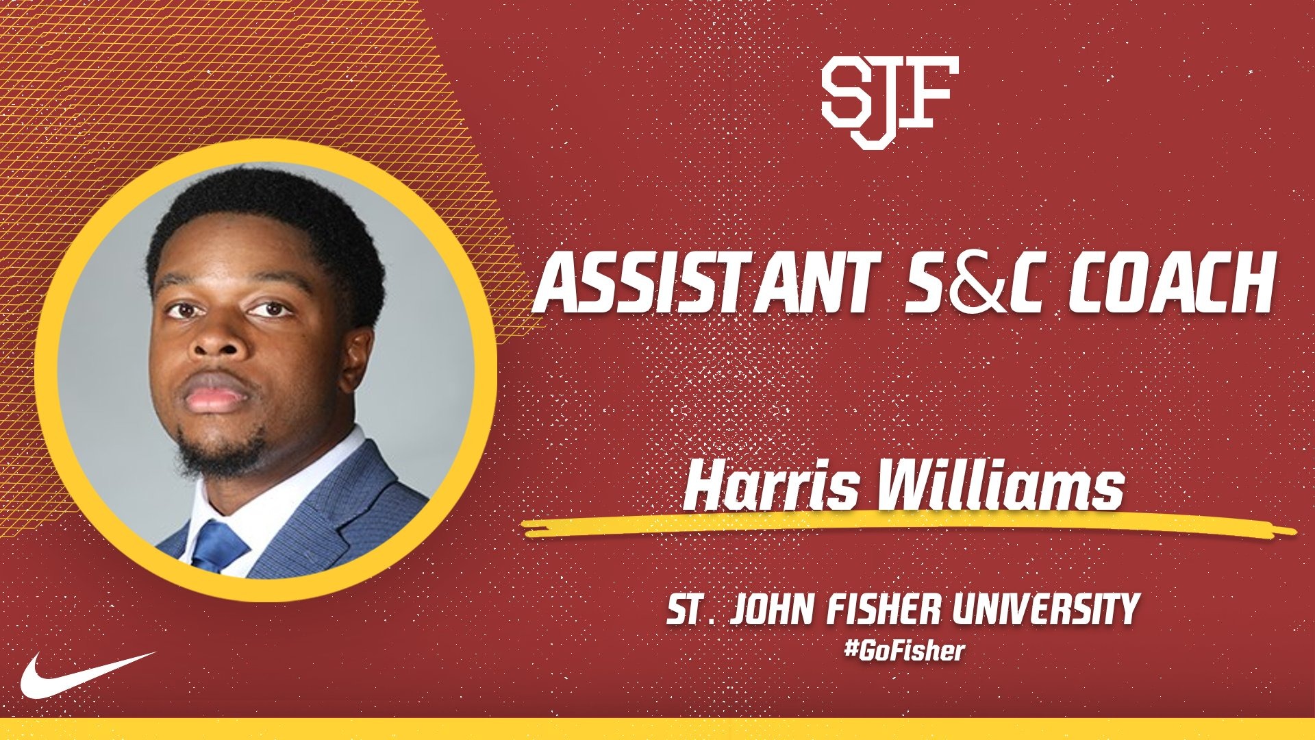 Harris Williams Assistant SC Coach Announcement