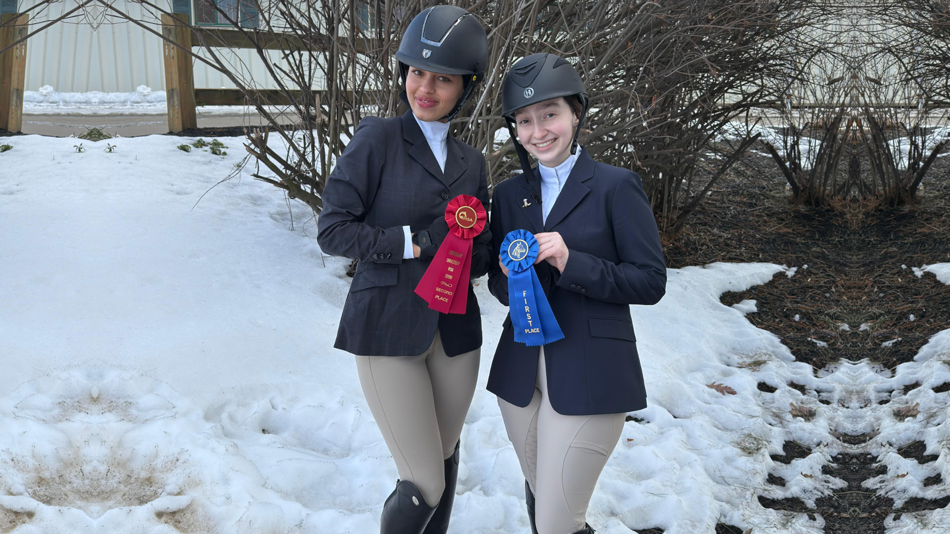 Rose Stabile and Nyah Raposo SLC Equestrian 2.21.2026