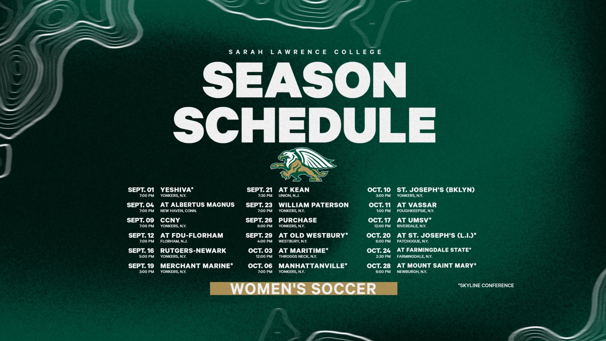 2026 Women's Soccer Schedule Release