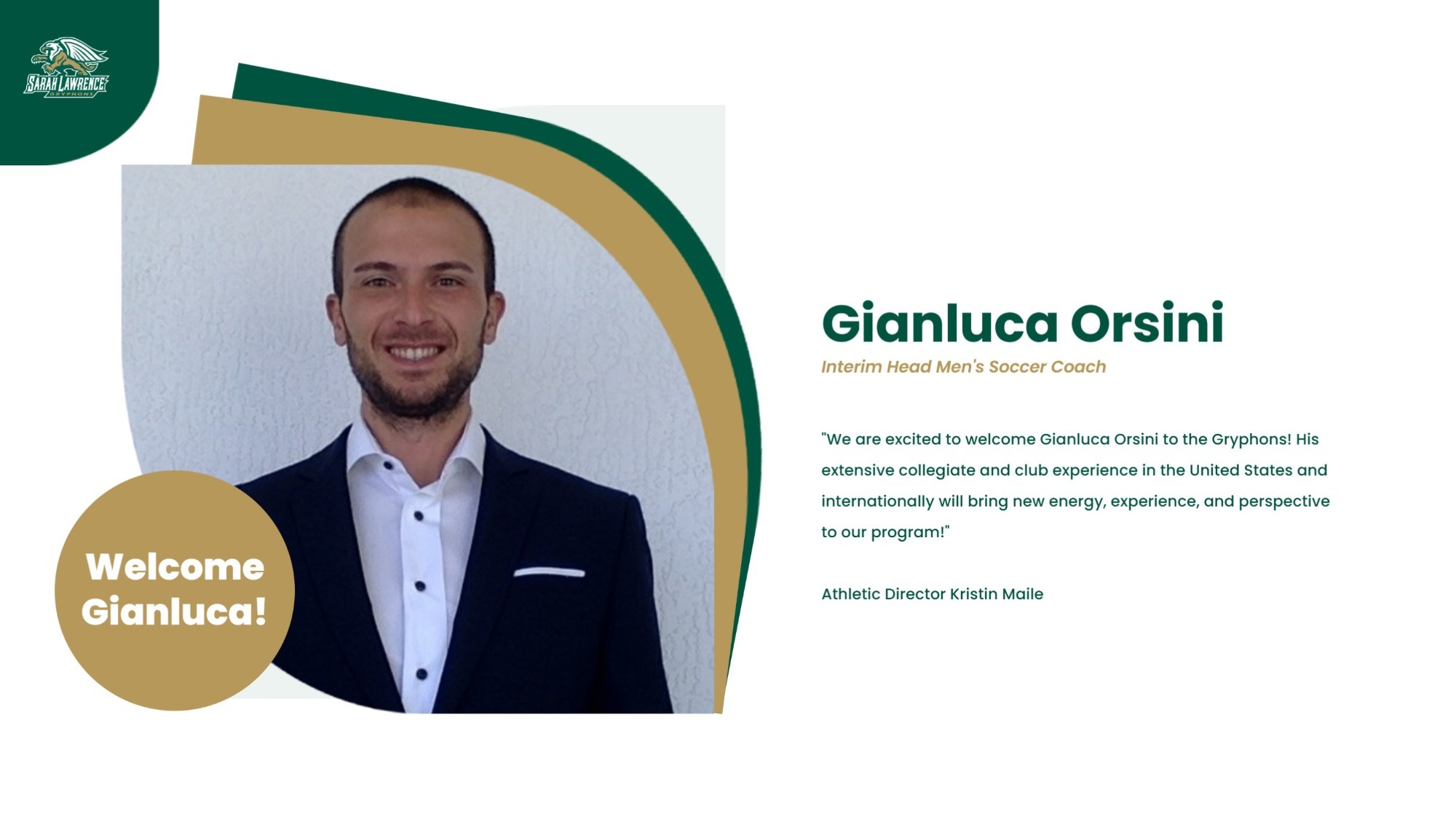 2026_MSOC_Interim Head Coach Hire_Gianluca Orsini
