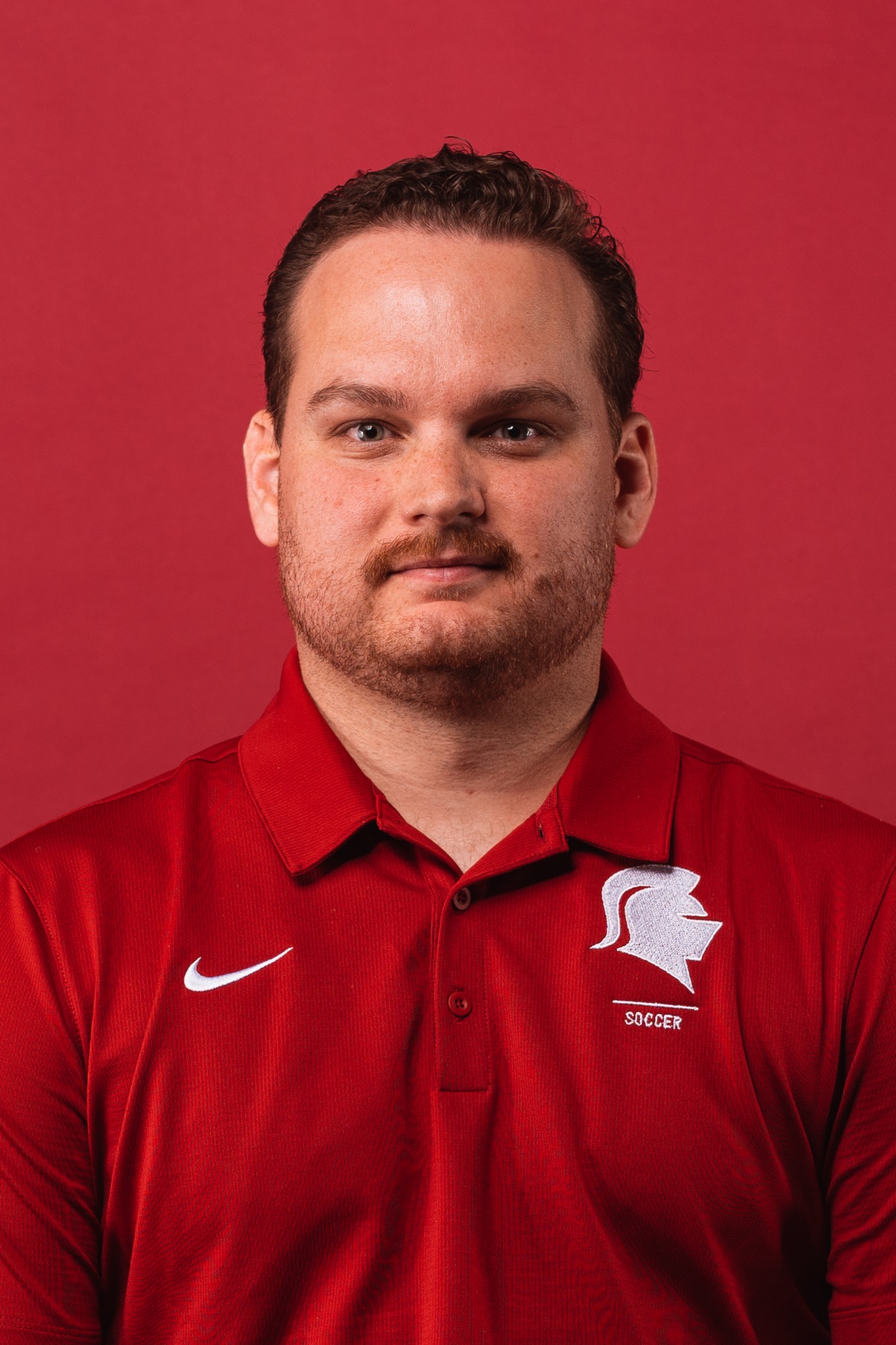Members of the Women’s Soccer team get their headshots taken for the upcoming 2023-2024 season in the Photo Studio in Main Hall at Southern Virginia University in Buena Vista, Virginia on August 17, 2023 (Caleb Palmer, Marketing )