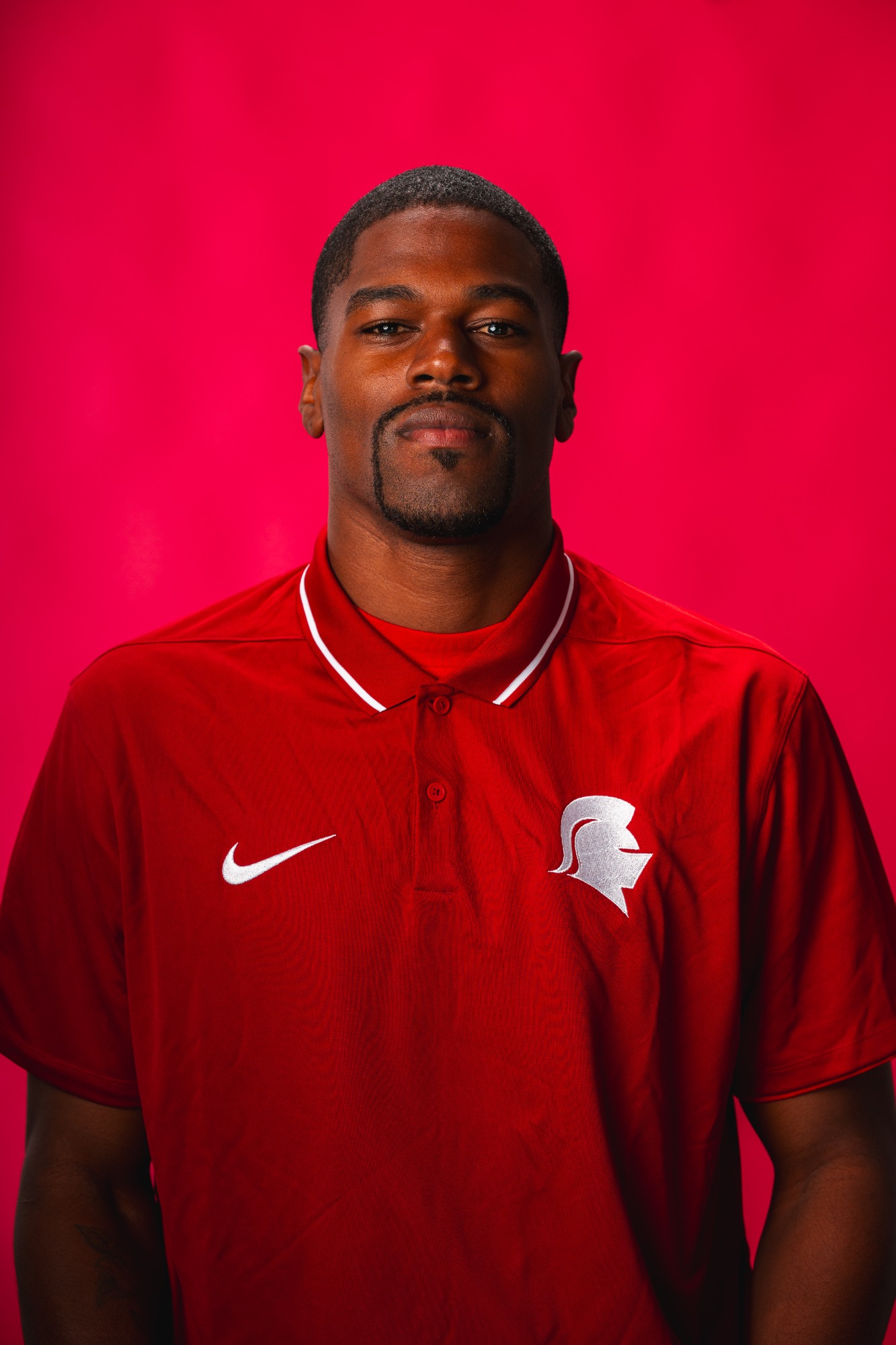The Southern Virginia Football team comes into the photo studio for athletic headshots on the campus of Southern Virginia University in Buena Vista, Virginia on August 14, 2024. (Zach Quintinita, Marketing).